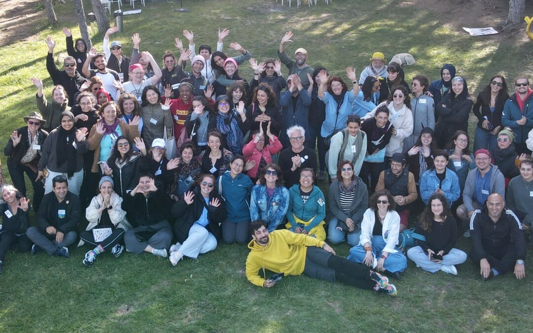 Campference 2024 Group Photo Aerial Shot Banner